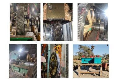 DAMAGED STOCK MACHINERY ITEMS & NUT BOLT APPROX. 48 MT